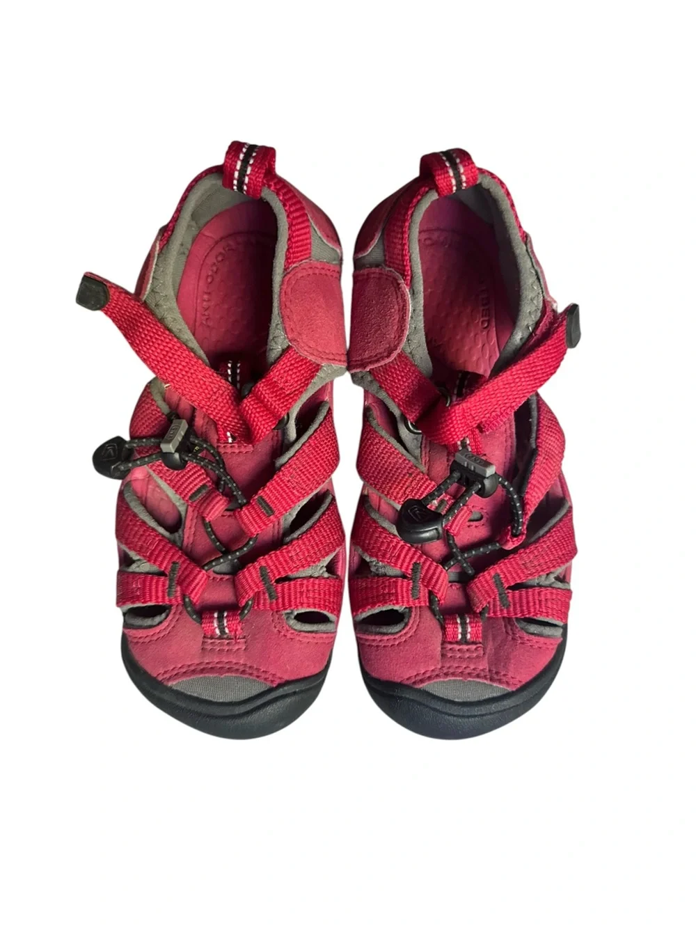 Keen Seacamp II CNX Sandals Red Toddler Size  12